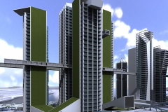 green towers